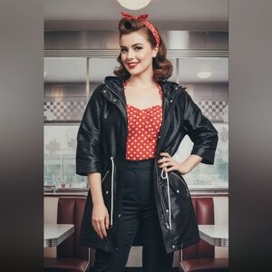 Ports 1961 wool blend parka size 8